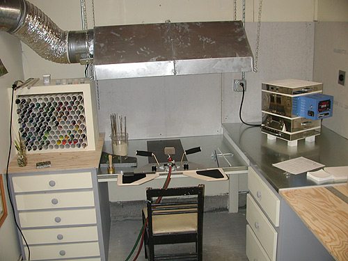 Glass Straw Studio Where glass straws are made.